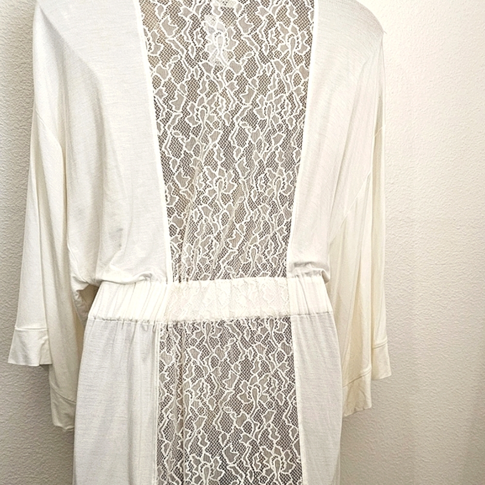 Soma Cool Nights Lace Back Robe size S/M NWTS - Picture 4 of 4